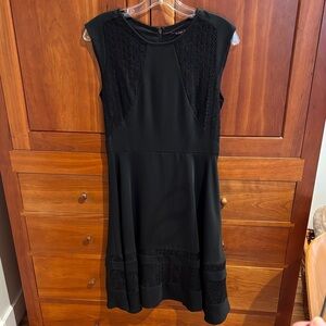 RACHEL Rachel Roy Black Midi Dress